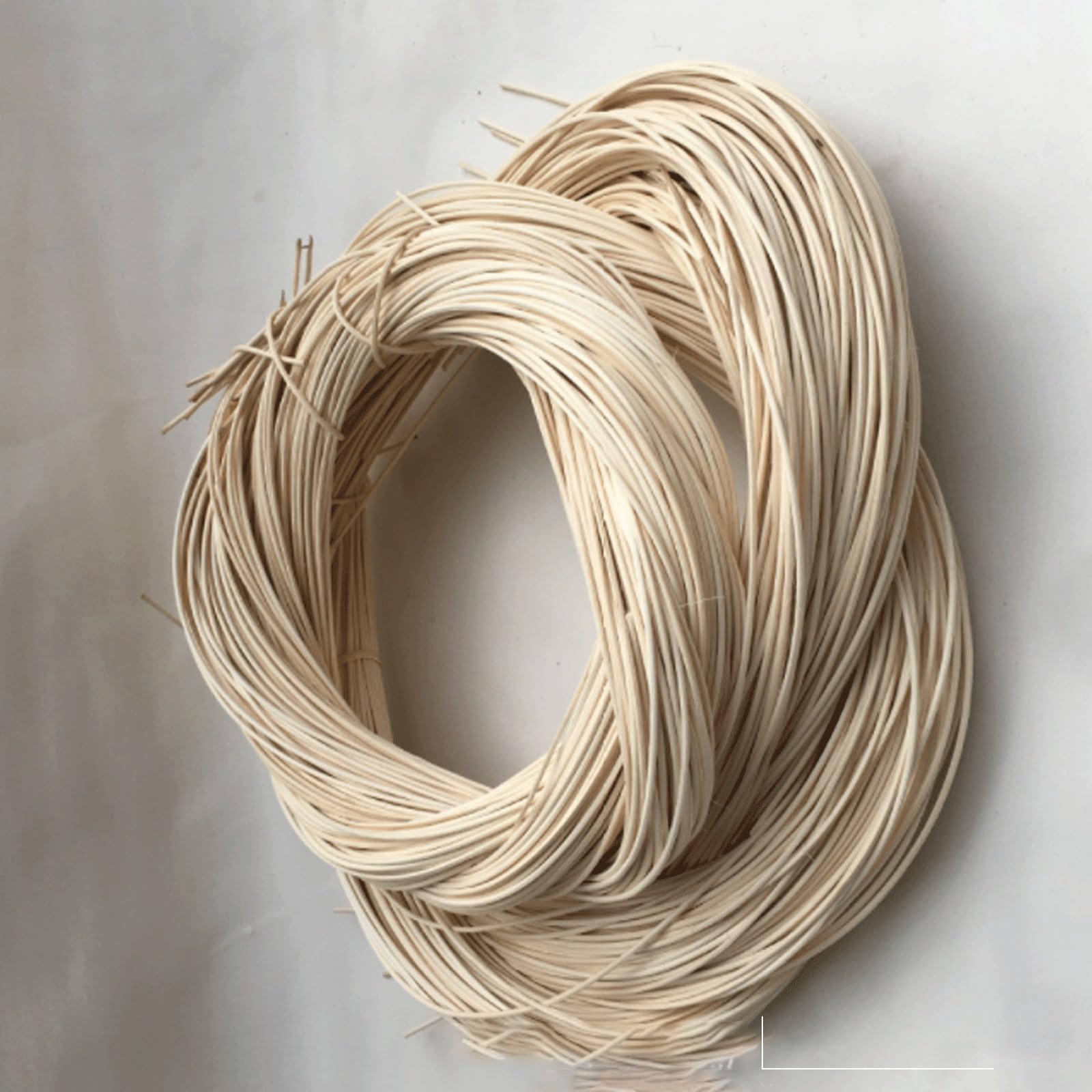 Vimini da Intrecciare Canne per Cesti Fai da Te, Rattan Rotolo Riparazioni Mobili Tubo da Intreccio, Midollo di Rattan Naturale Bastoncini Profumati per Ambienti, Diffuse di Ricambio ( Color : 4mm , S