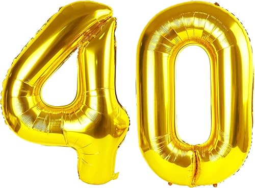 Vista 226 de Globos de números 0 de 40 pulgadas, globos negros de números para números 10, 20, 30, 40, 50, 60, 70, 80, 90, 100, globos de números 10, 20, 30, 40