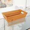 Deconox Deconox Bamboo Bread Basket 23x13x7cm, Bamboo Bread Holder, Bamboo Bread Presentation