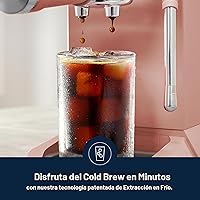 Vista 9 de De'Longhi Dedica Duo Máquina de Espresso Compacta - Cafetera de Preparación en Frío con Varilla Espumadora de Leche - para Espresso, Café Caliente