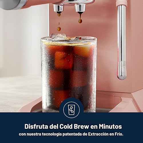 Miniatura 9 de De'Longhi Dedica Duo - Máquina compacta de café expreso, cafetera fría con espumador de leche, para café expreso, café caliente y helado,