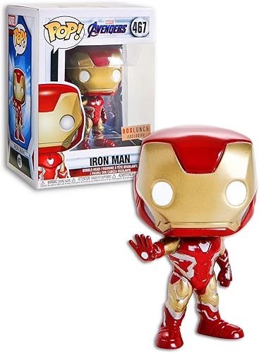 Miniatura 5 de Funko Pop! Marvel Avengers: Endgame Iron Man - Figura exclusiva de vinilo con cabeza de bola