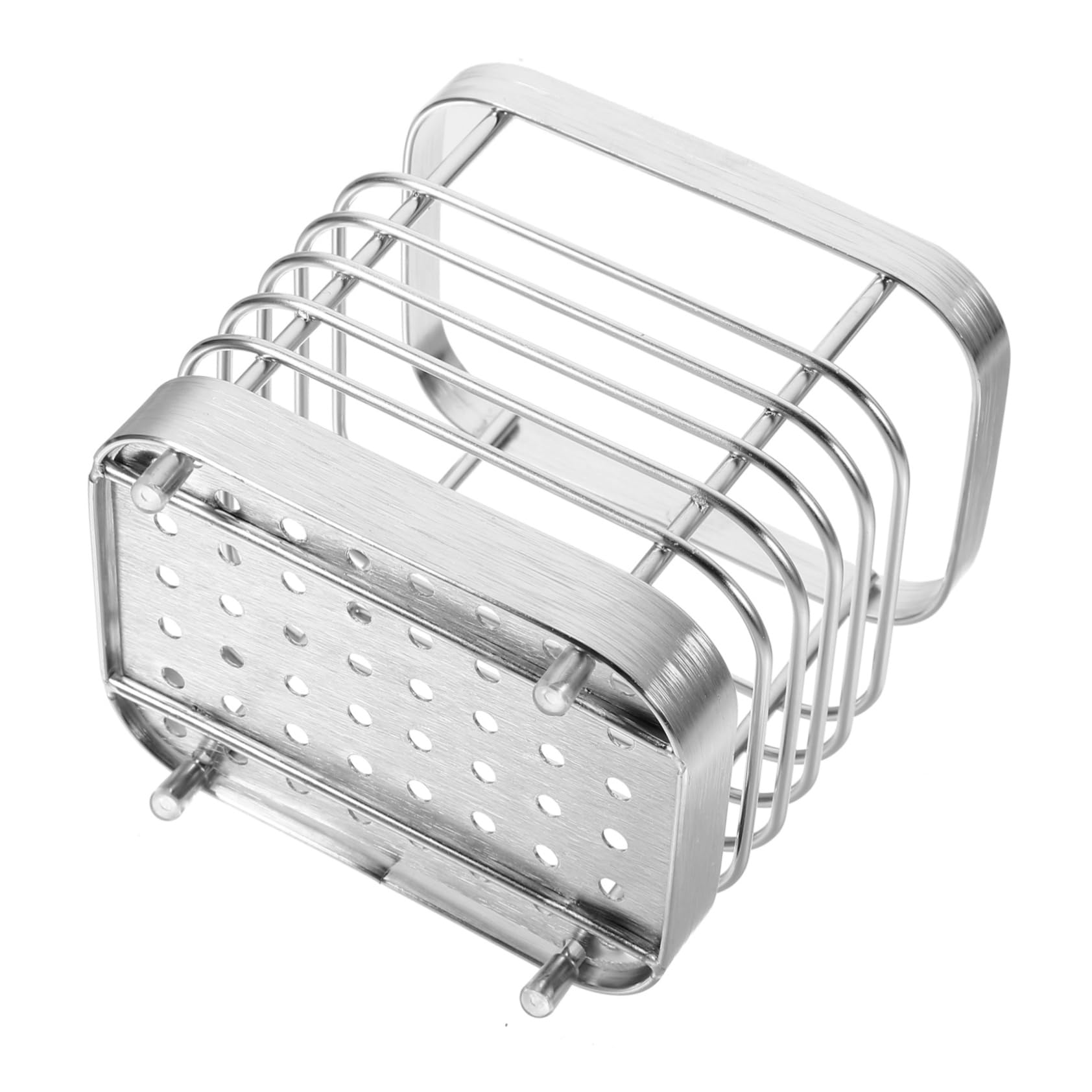 Garneck 5 Pz portaspazzolino in acciaio inossidabile toothbrush holder Portaspazzolino dentifricio bacchette portautensili per bancone cucina portaposate dei cartoni animati