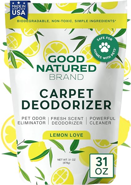 Good Natured Brand | Carpet Deodorizer & Freshener Powder | 31 Oz Pet Odor…