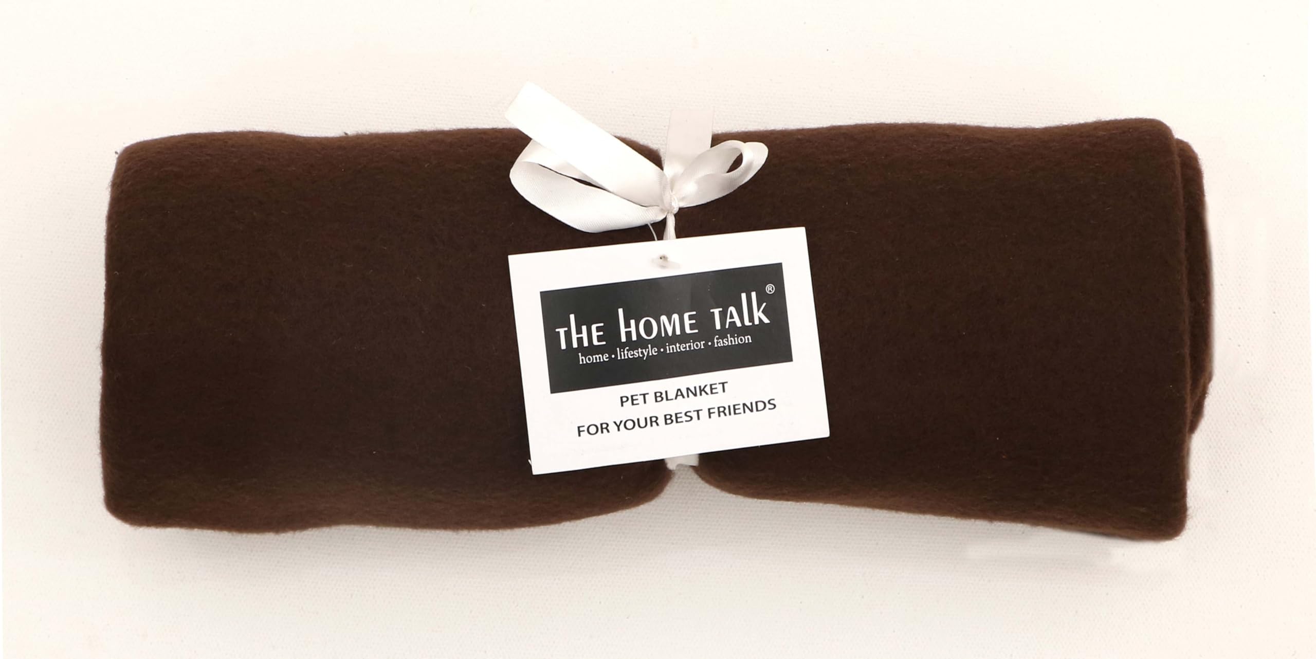 THE HOME TALK Fleece Blanket for Kids/Pets- 42 X 29 Inch- Pack of 1|Polar Thermal Lightweight Spread|Soft Plush Material|All Season Blankets for Small Kids|Pet Blankets for Dogs, Cats (Brown)-image-18
