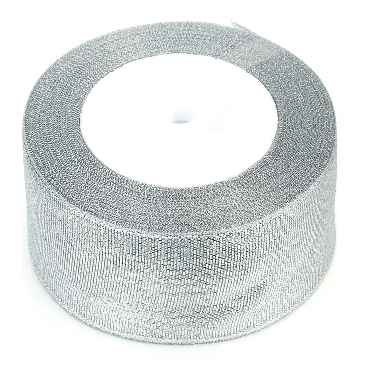 VICIYOO 25Yards Glitter Satin Ribbon Crafts for Wedding Decorative DIY Organza Ribbons Bow Gift Supplies
