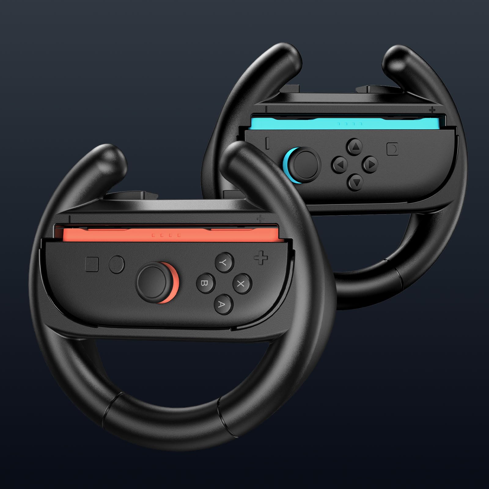 HEYSTOP Étui pour Nintendo Switch 2 Kit d'accessoires avec Housse de Protection Switch 2, Dockable Coque pour Switch 2 Film Trempé Volant de Course et Grip Joy-Con pour Manette Nintendo Switch 2