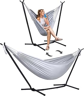 SUNCREAT Convertible 2-Person Hammock with Stand