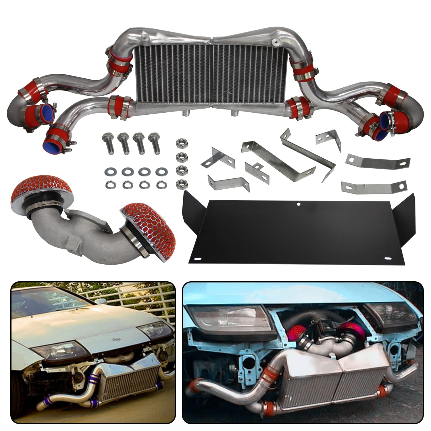 ティー様　リクエスト Amazon.com: Intercooler Kit pipe kit fits for Nissan 300Zx
