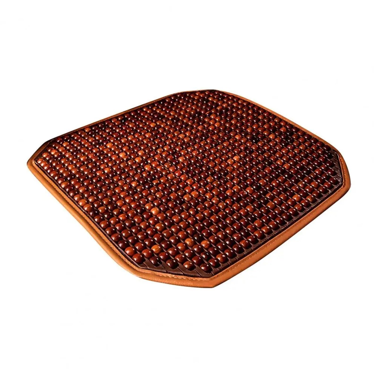 Cuscini Di Protezione Per Seggiolino Auto Con Supporto Lombare Cuscino Seggiolino Auto Universale Con Perline In Legno Cuscini Seggiolino Auto Lavabili Interni Automobili Coprisedili automobile(Orange