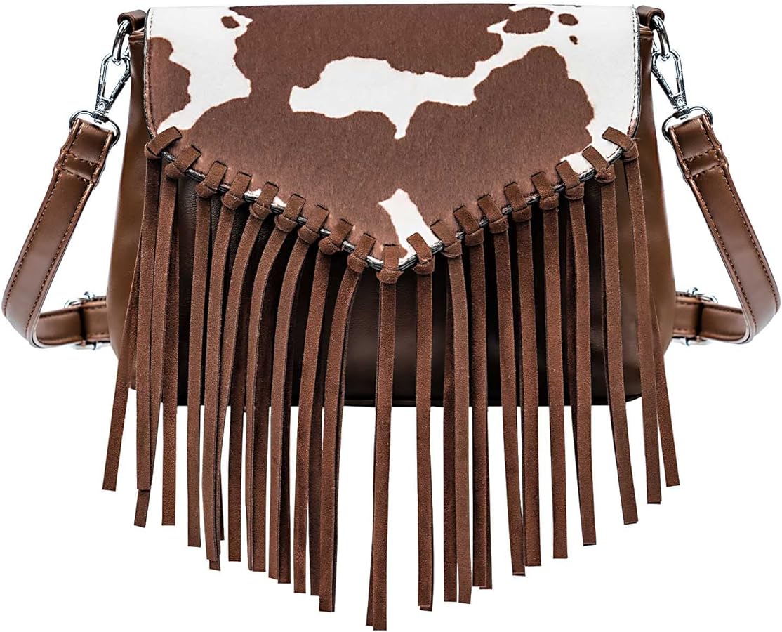 Small Crossbody Bags for Women LAVAWA Crossbody Handbag Fringe  