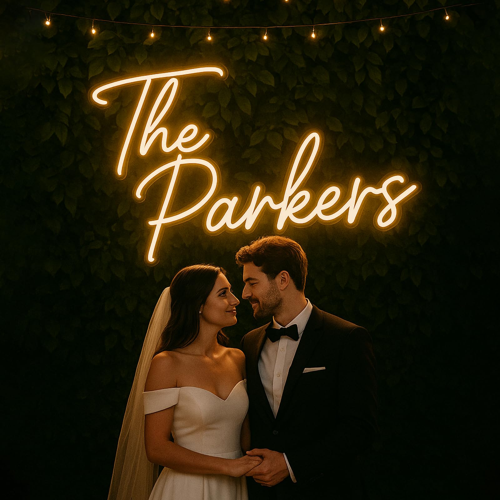 Custom Neon Sign – Personalized LED Neon Light with Your Text/Logo, Dimmable, Remote, Acrylic Backboard, Wall-Mount – Wedding Backdrop, Business Logo, Bedroom, Bar & Game Room Decor