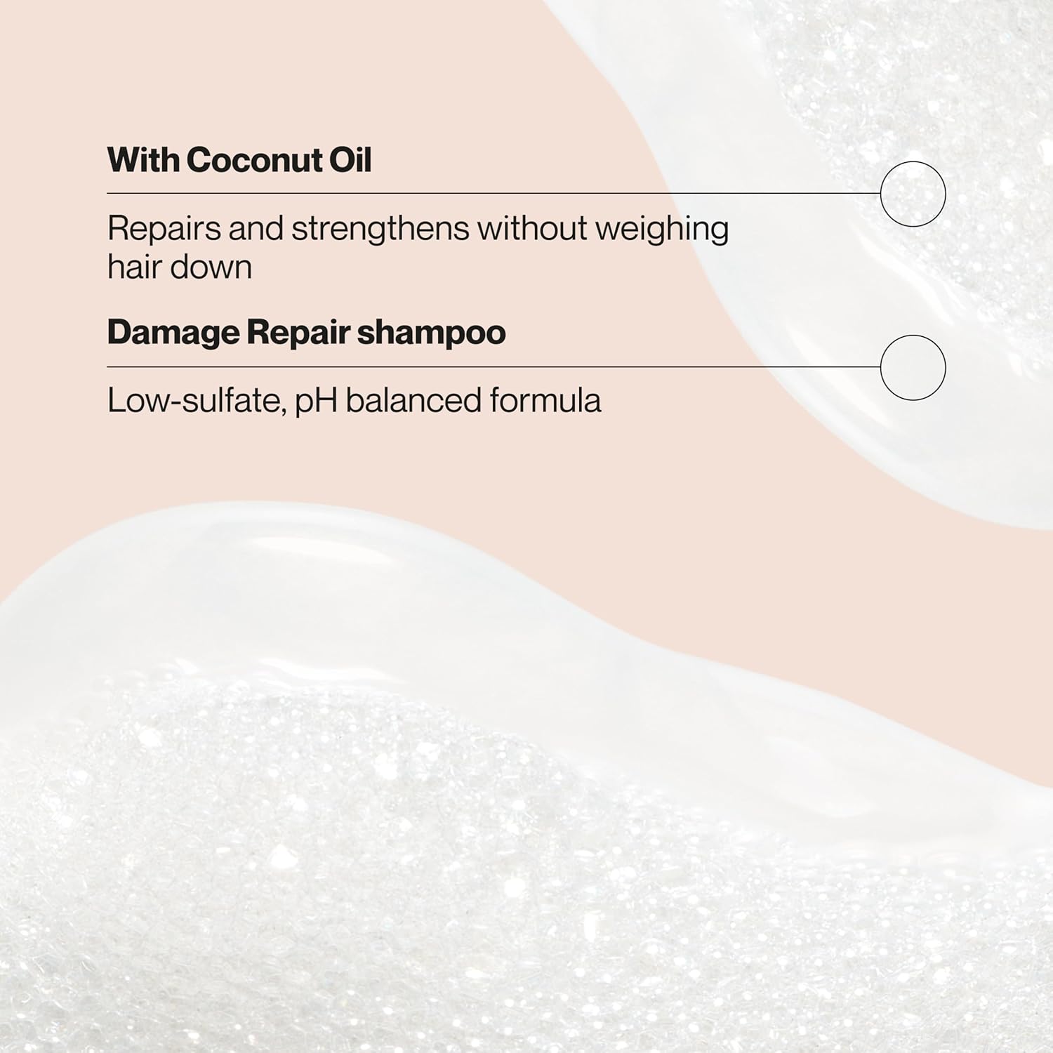 Suave Coconut Oil Infusion Shampoo for Damaged Hair, Salon-Proven Damage Repair System, Hydrates & Moisturizes for Visible Repair in 3 Uses, 28 FL OZ Pump, 4 Count - Image 3