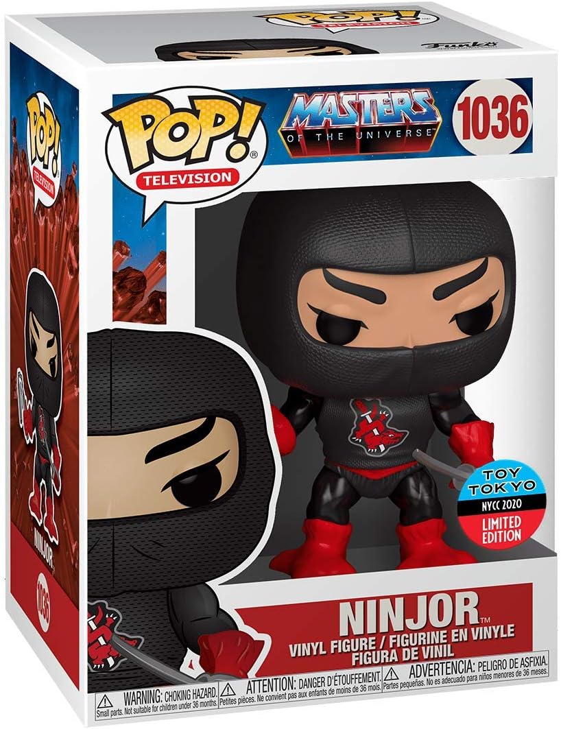 Funko Pop! TV: Masters of The Universe - Ninjor, NYCC 2020 Shared Fall Convention Exclusive Vinyl Figure
