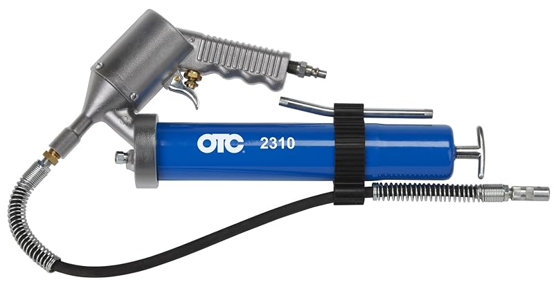 Engraxadeira pneumática OTC 2310 de fluxo contínuo com mangueira de alta pressão