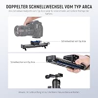 NEEWER 140mm Makró Fókusz Sín 360° Forgatható 4-Irányú Zárással QR Lemezzel Közeli Makró Fotózáshoz GM-MP2 4