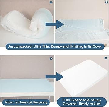 Pack and Play Mattress Pad 38 x 26 x 1, Pack N Play Mattress Topper