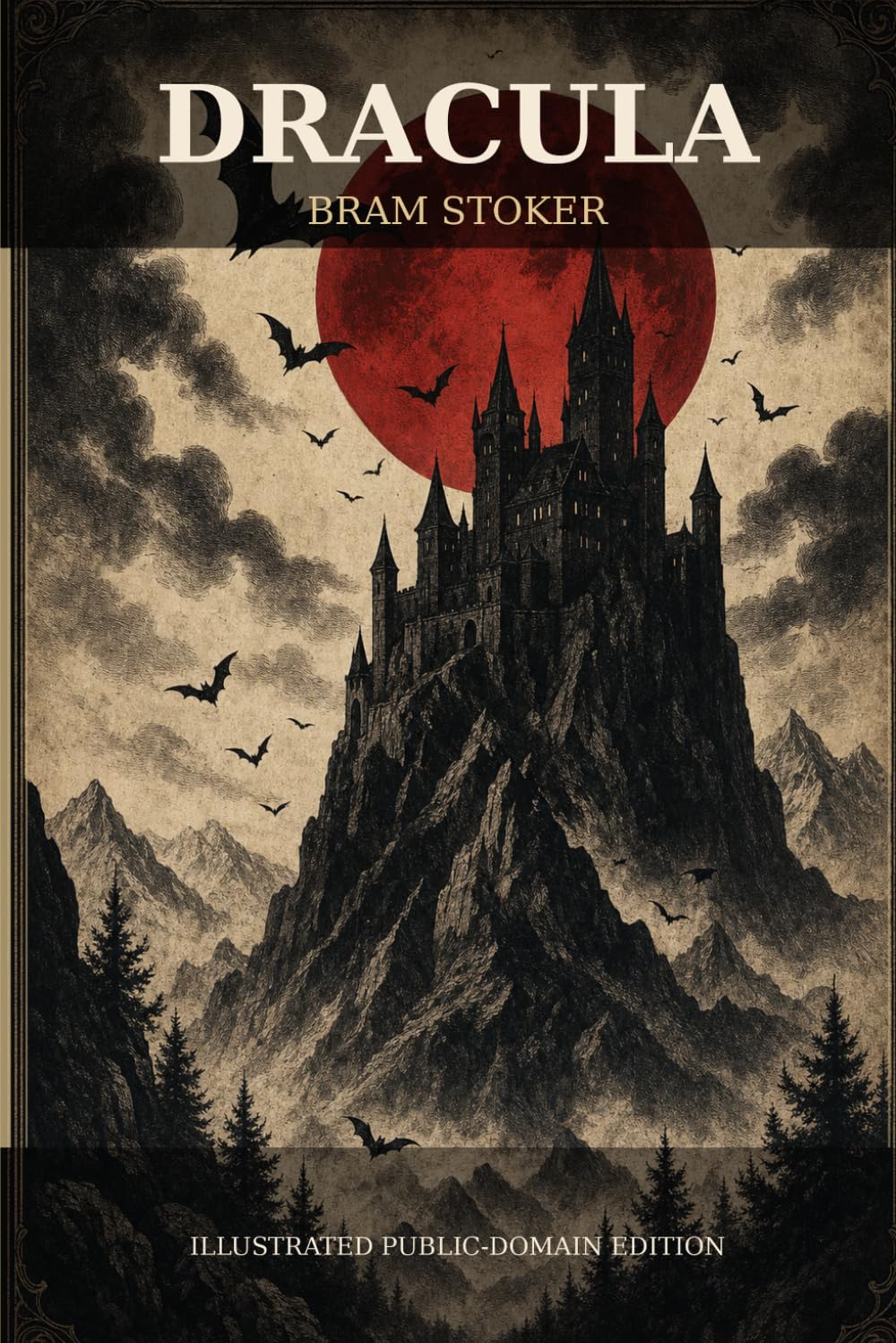 Dracula: Illustrated Public-Domain Edition
