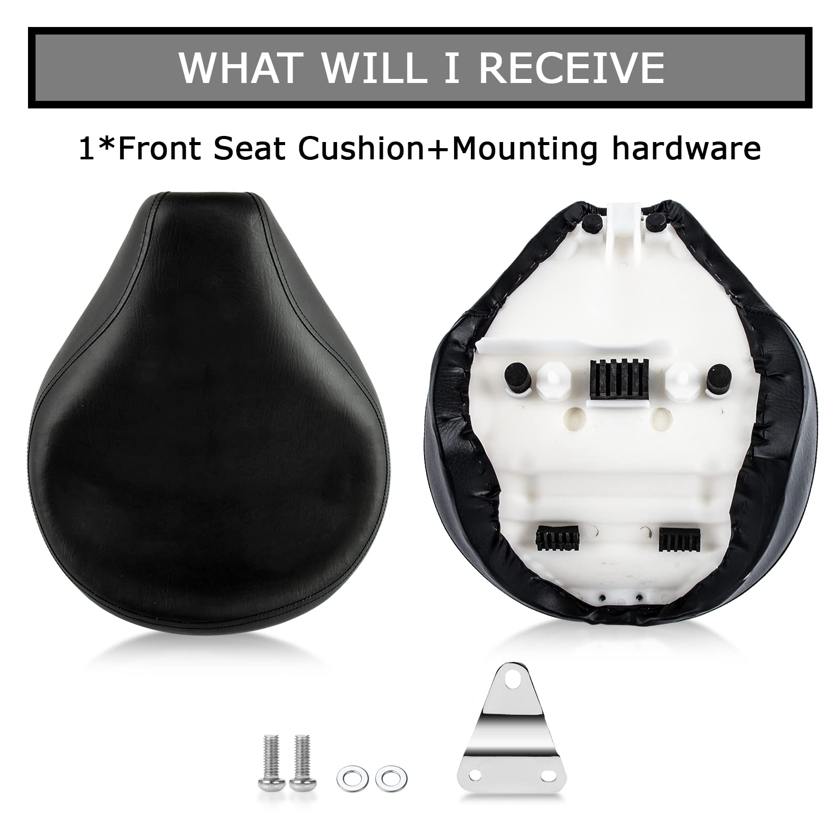Passenger Pillion Seat Pad With 8 Suction Cups – Fits Yamaha V Star 650 950 1100 1300 – Dreamizer