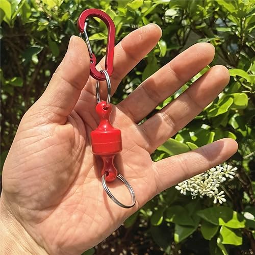 Miniatura 3 de Inf-way 3 piezas de anillos divididos con imanes súper fuertes, ganchos para llavero, soporte magnético de liberación de red, imanes para