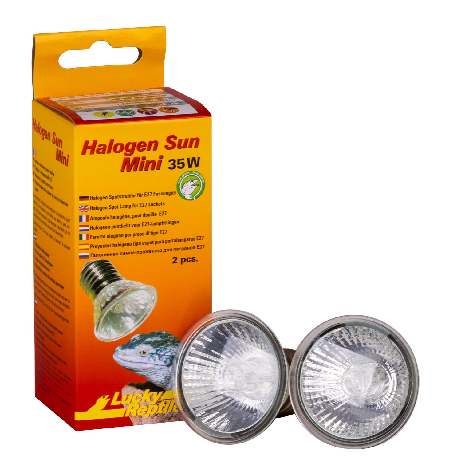 Lucky Reptile HSL-35 Halogen Sun LV, 2 x 35 Watt, White