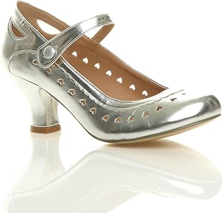 metallic silver heels uk