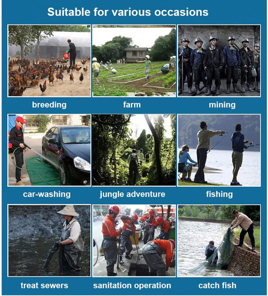 3-Ply Insulated Chest Waders for Men Duck Hunting & Fly Fishing Waders for Men Waterproof Wading Pants with Boots