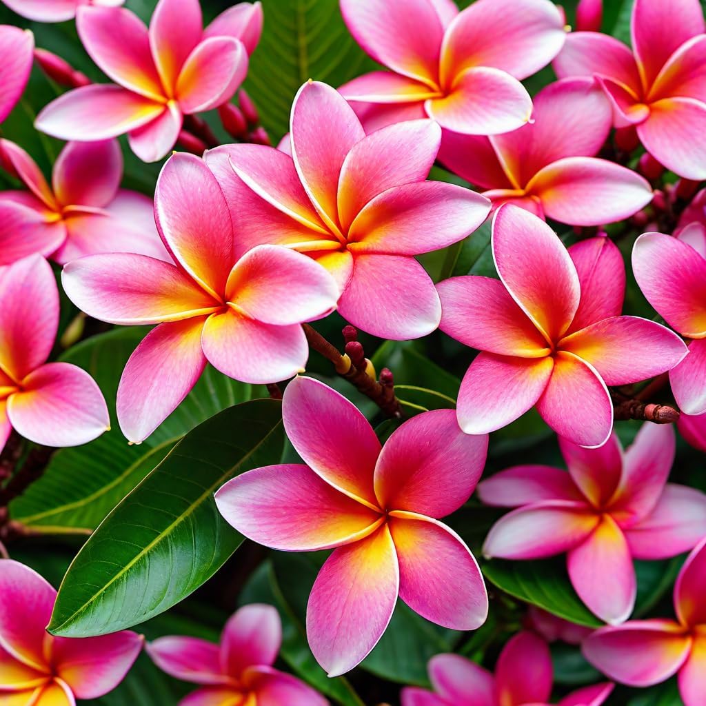 Pink Plumeria Plants Live Cuttings, 2 Pack, Each 10 Inches Long, No Bloom