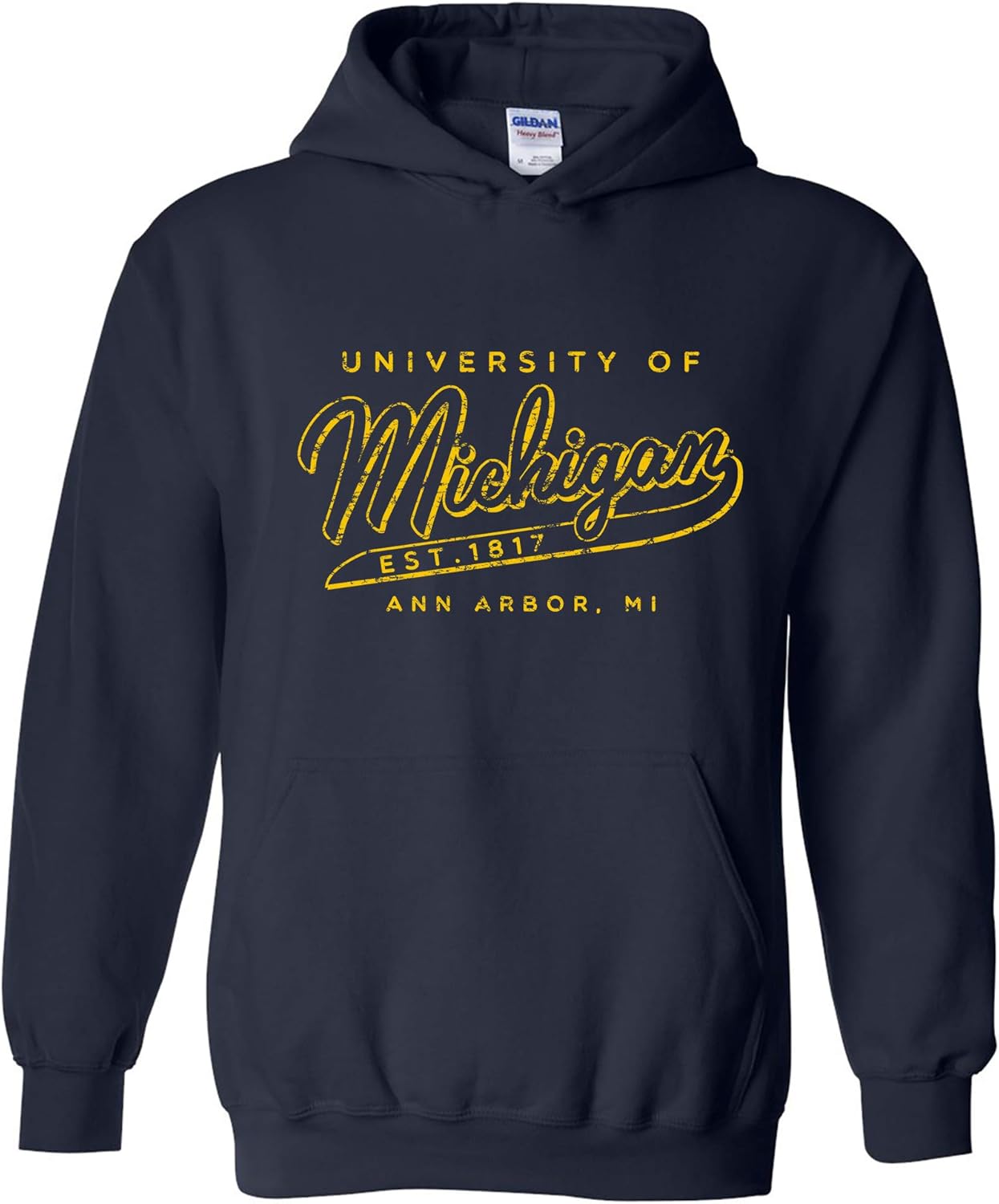 UGP Campus Apparel NCAA Road Trip Script, Team Color Hoodie, College, University