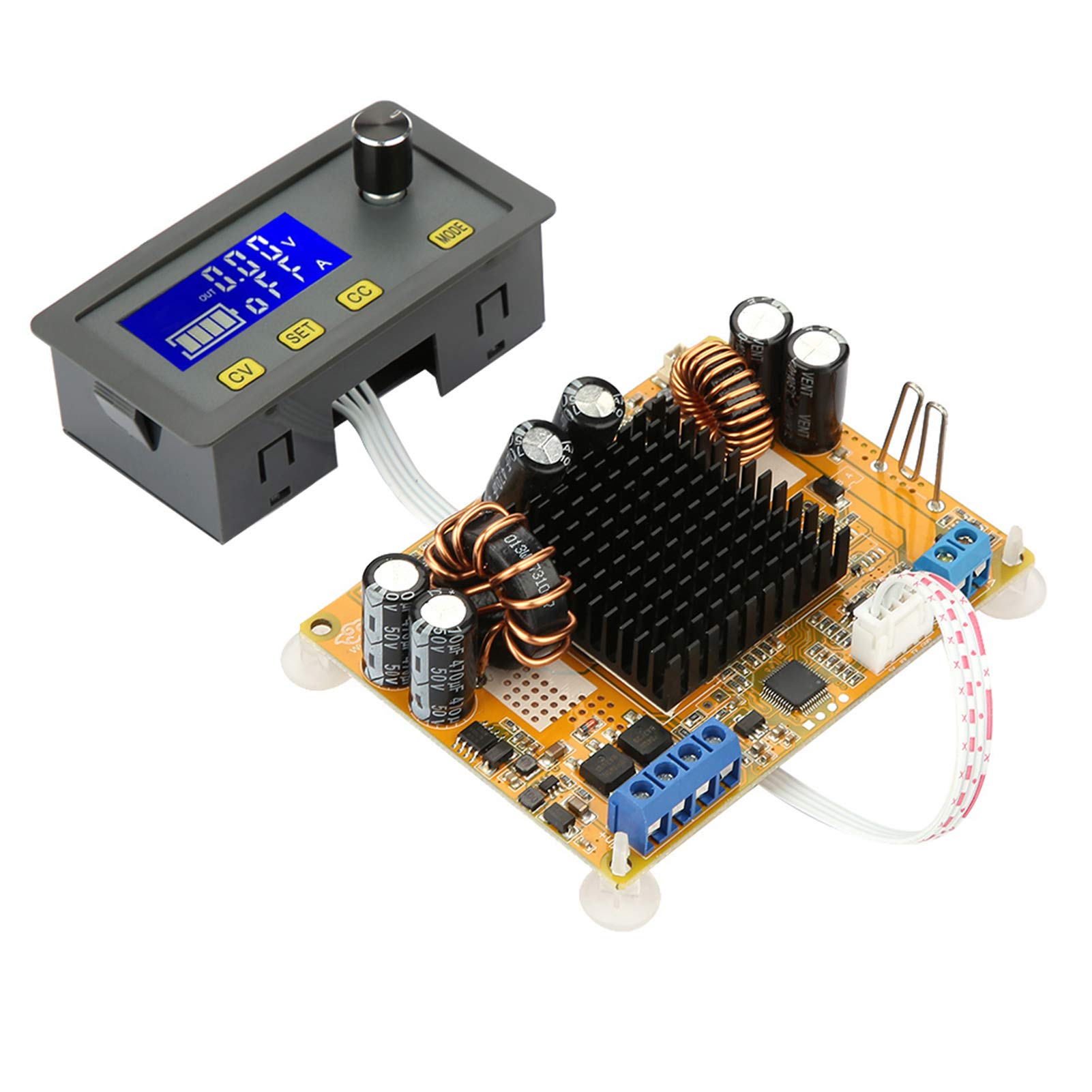 DCDC regulowany moduł zasilania 5A LCD cyfrowy automatyczny przetwornica napięcia obniżającego napięcie regulator doładowania dla projektów elektroniki DIY 144g