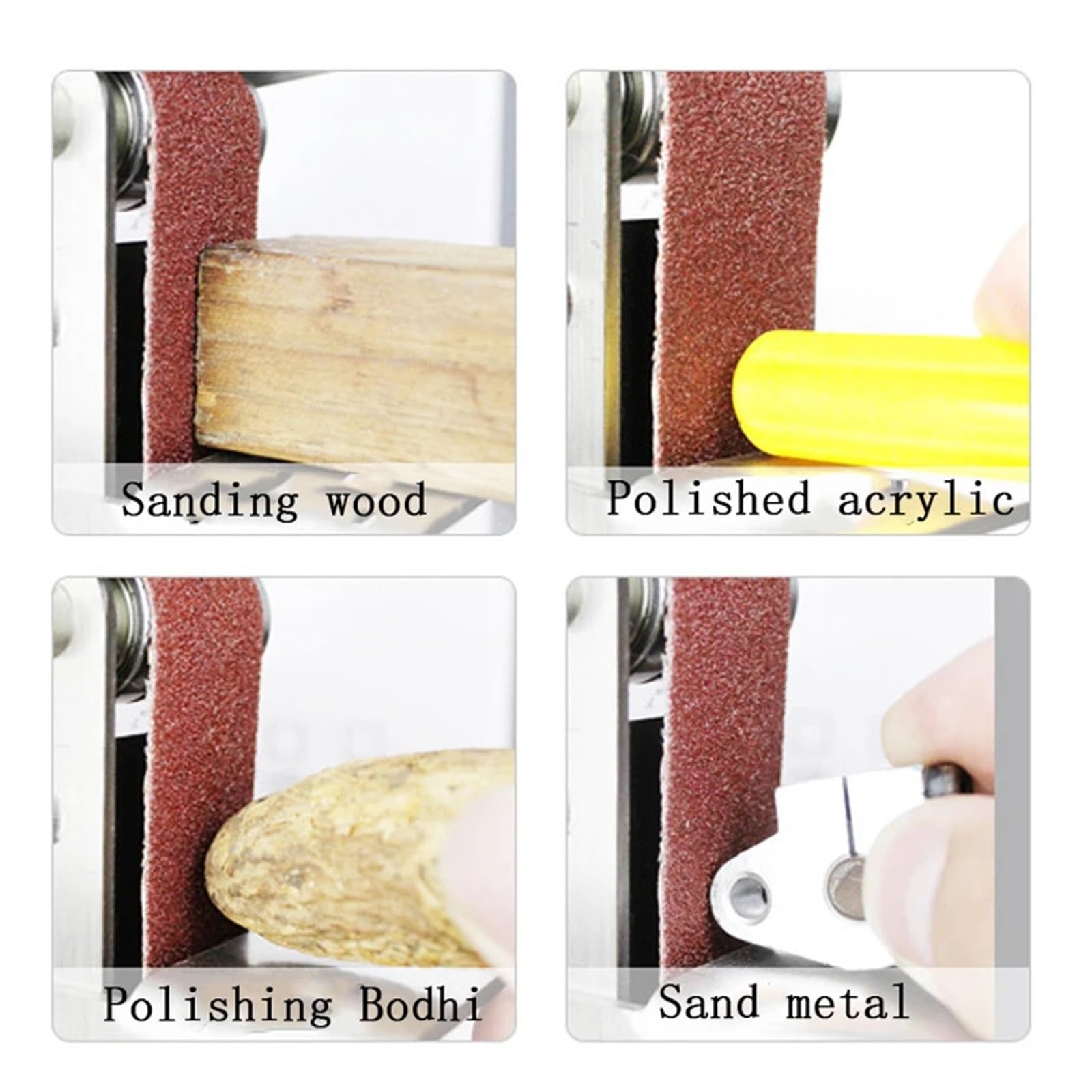 Nastri abrasivi a grana 40-5000 da 10 pezzi 330 * 30 mm | Fasce abrasive for carta vetrata for lucidatura di metalli morbidi in legno for strumento levigatrice(320#)