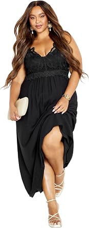 City Chic Womens Plus Size Dress - Martina Maxi