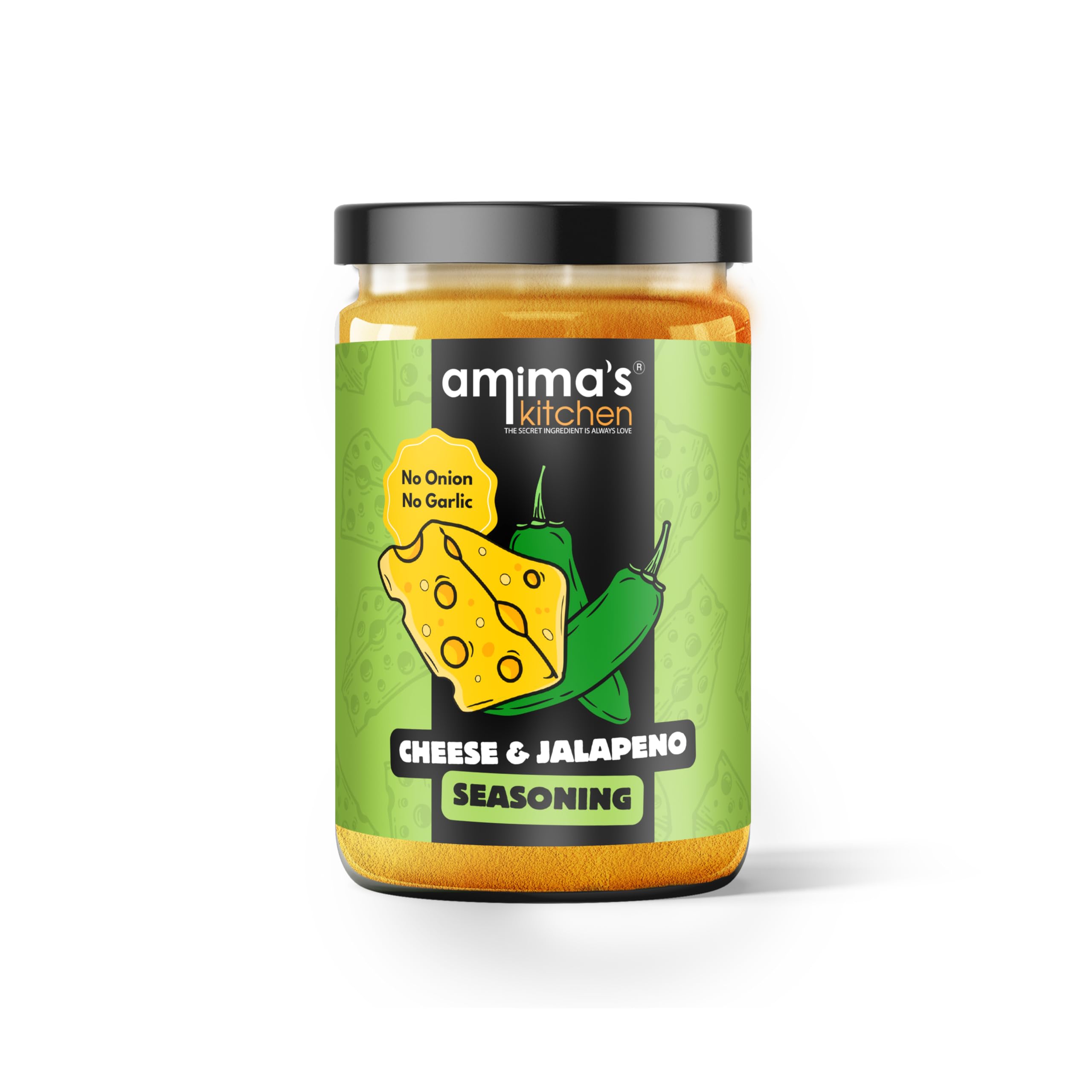 Amimas Kitchen Cheese & Jalapeno Seasoning Sprinkler Jar (Perfect for Popcorns, Chips, Makhanas, Nachos, Fryums, French Fries) – 100 Grams | No Synthetic Color (B09KS3DSZ7) Amazon Price History, Amazon Price Tracker