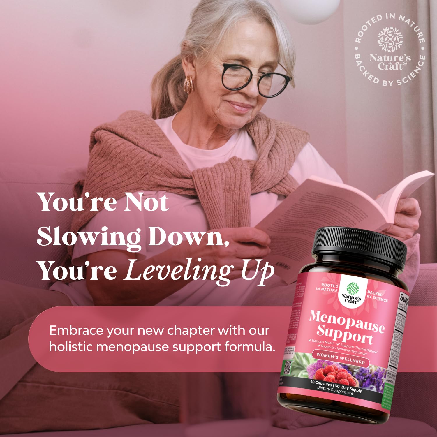 Menopause Supplements for Women w Black Cohosh for Hot Flashes - 120ct — Amazon image 3