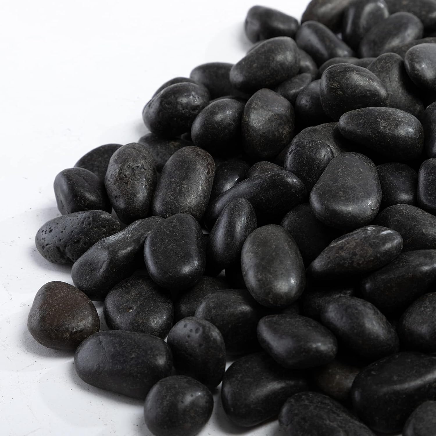 PARANTA Pebbles for Plants White Garden Stones Natural Decorative Rocks for Plant, Tank, Garden 2 lb (0.8" - 1.5" Per Rock) : Patio, Lawn & Garden