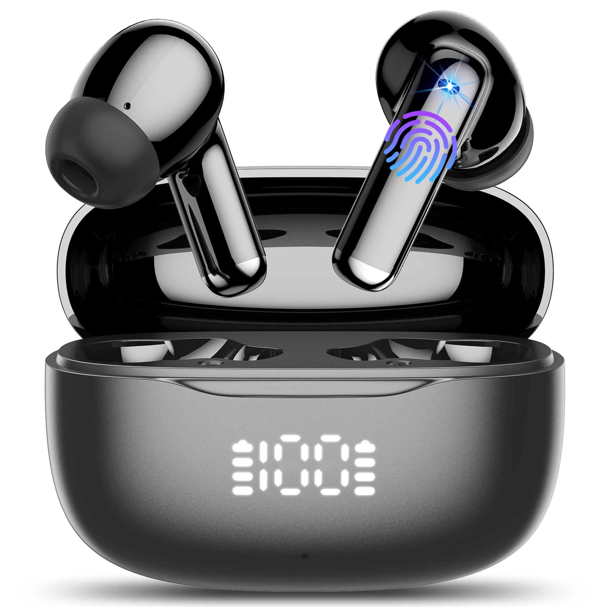 Tiksounds AI Translation Earbuds in white charging case | Mubboo