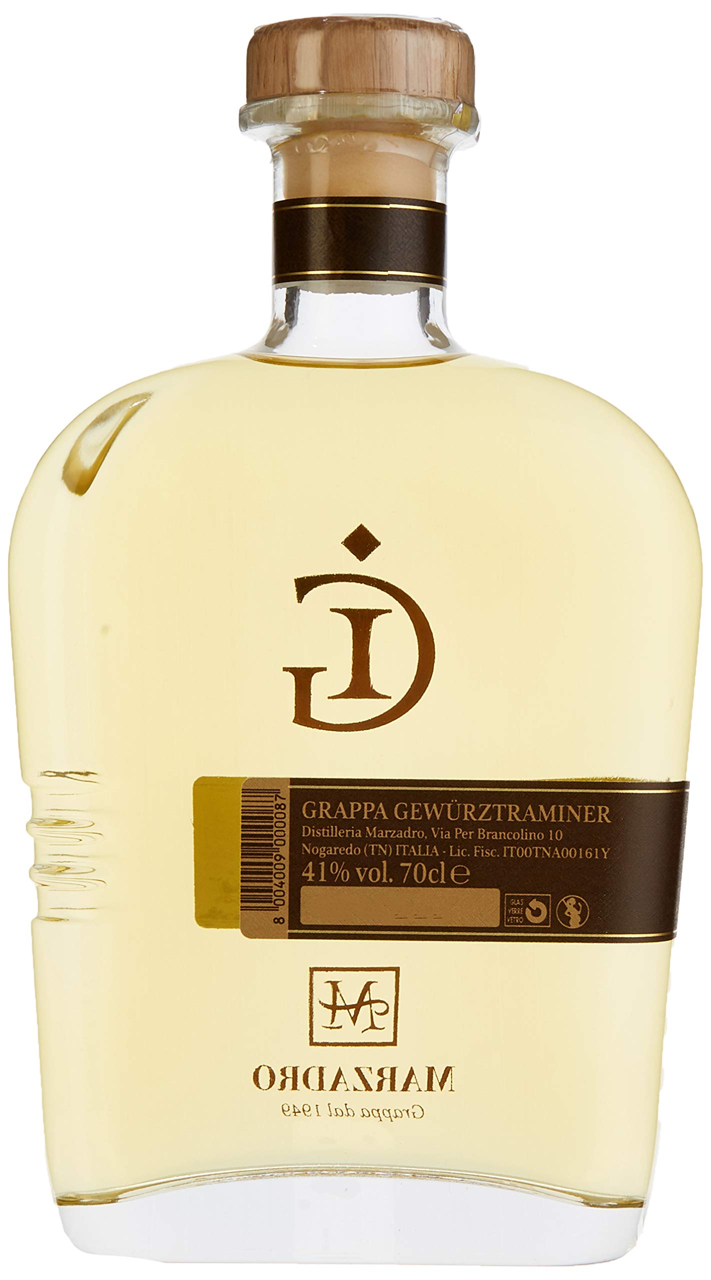 Marzadro Grappa Le Giare Gewürztraminer (1 x 0.7 l)