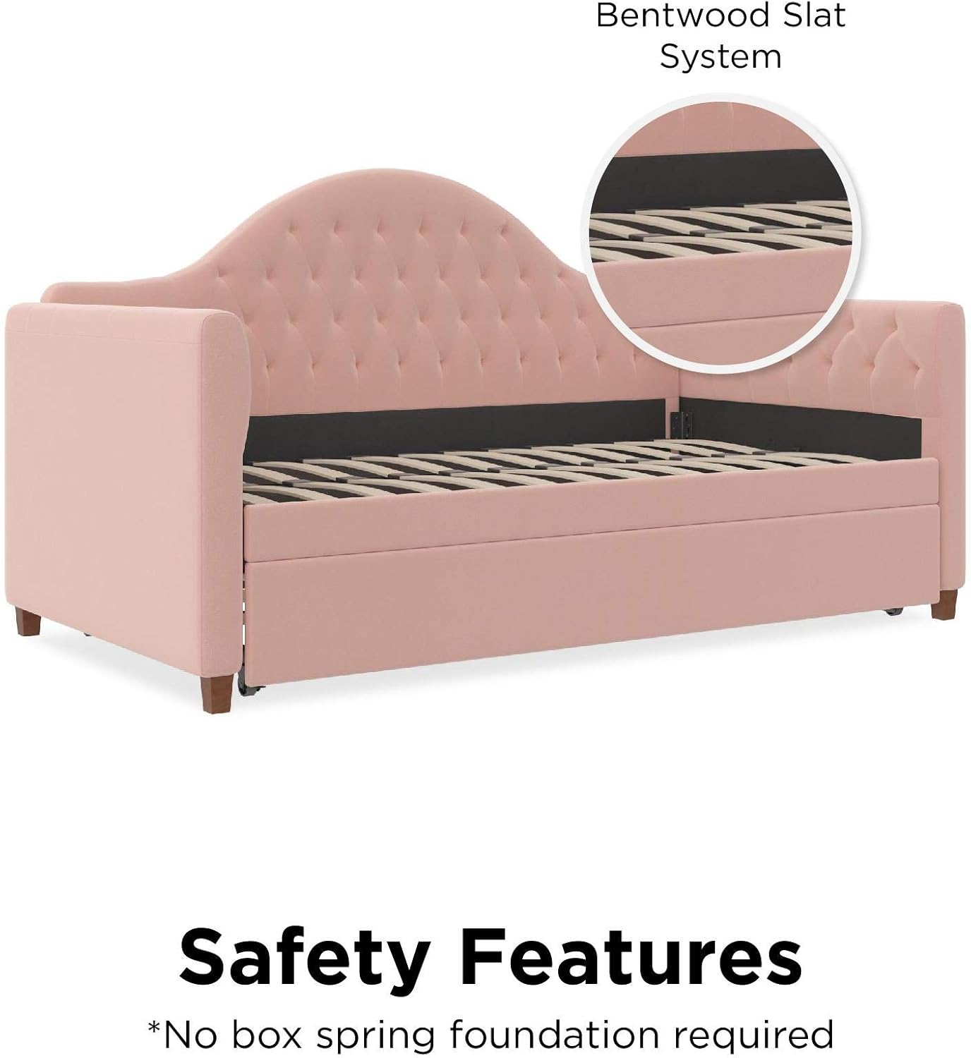 Exсluѕіvе Dіѕсоunt 🔥 Little Seeds Rowan Valley Arden Trundle, Twin Size, Peach Daybed