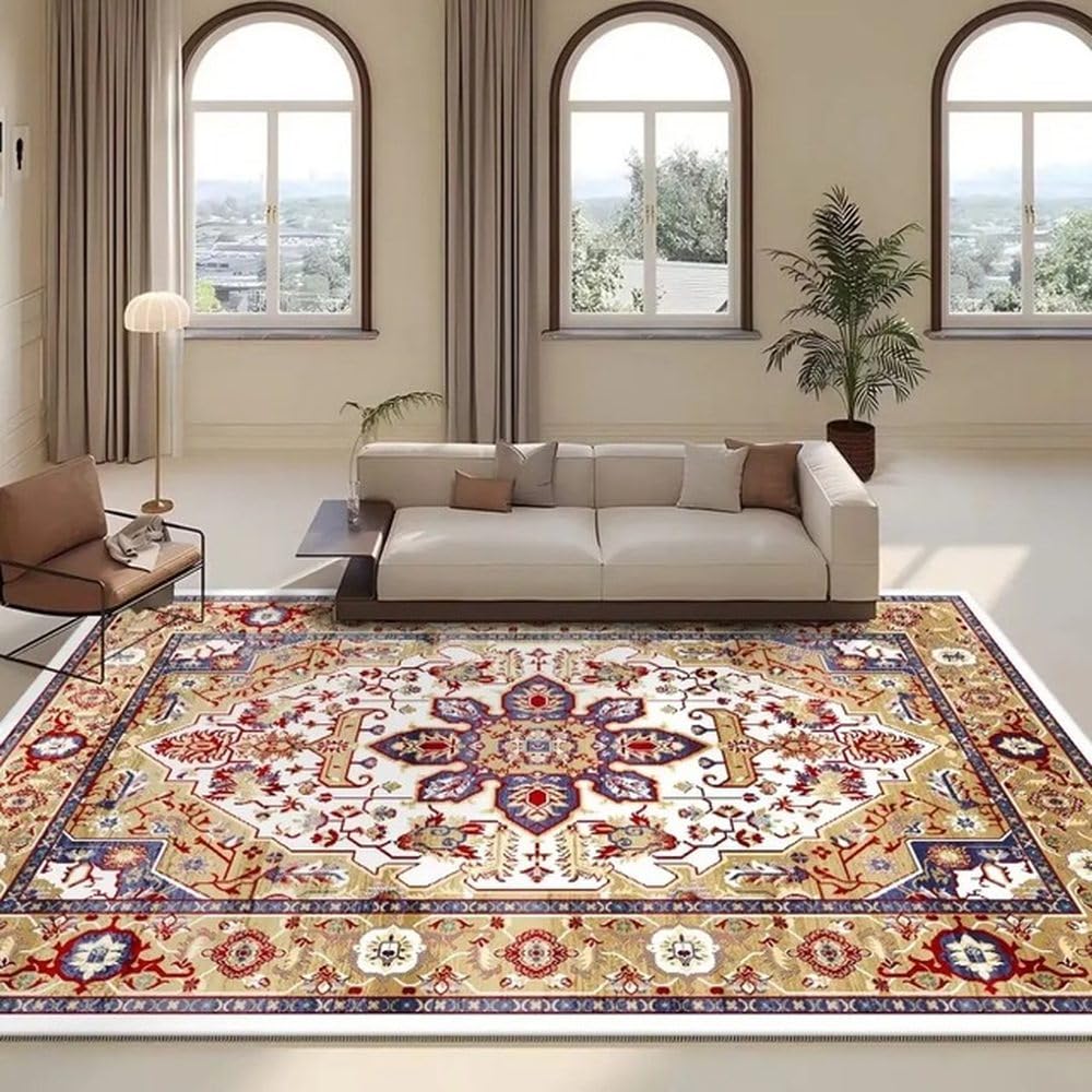 Tapis en peluche élégant et luxueux de grande taille pour une maison chic