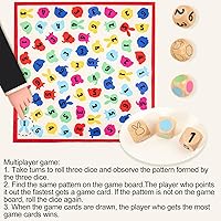 Vista 7 de Chess Board Set Interactive Multiplayer Training Toy - Children's Educational Toys,for Adults Kids Boys Kindergarten Preschool Home School