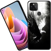 for Pixel 5 Case,Premium Soft Silicone Rubber Full-Body Protective Bumper Case for Google Pixel 5,Mystic Eagle Flight