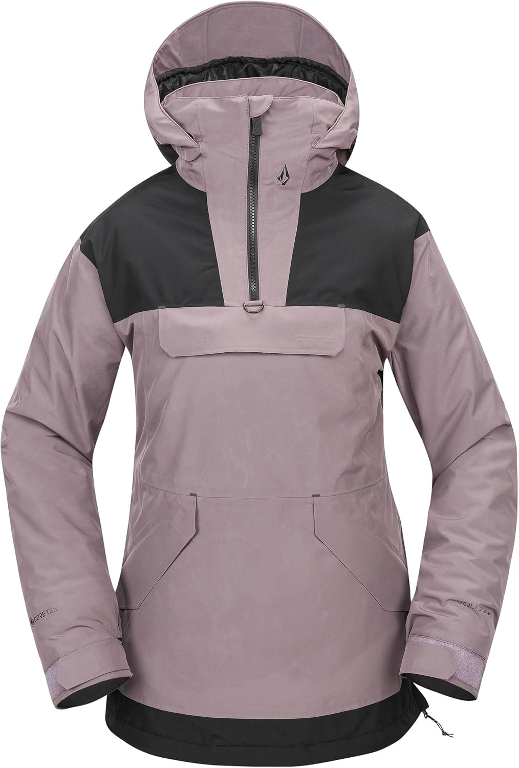 Volcom womens Fern Insulated Gore-tex Relaxed Fit Mid Length Pullover Snowboard Jacket