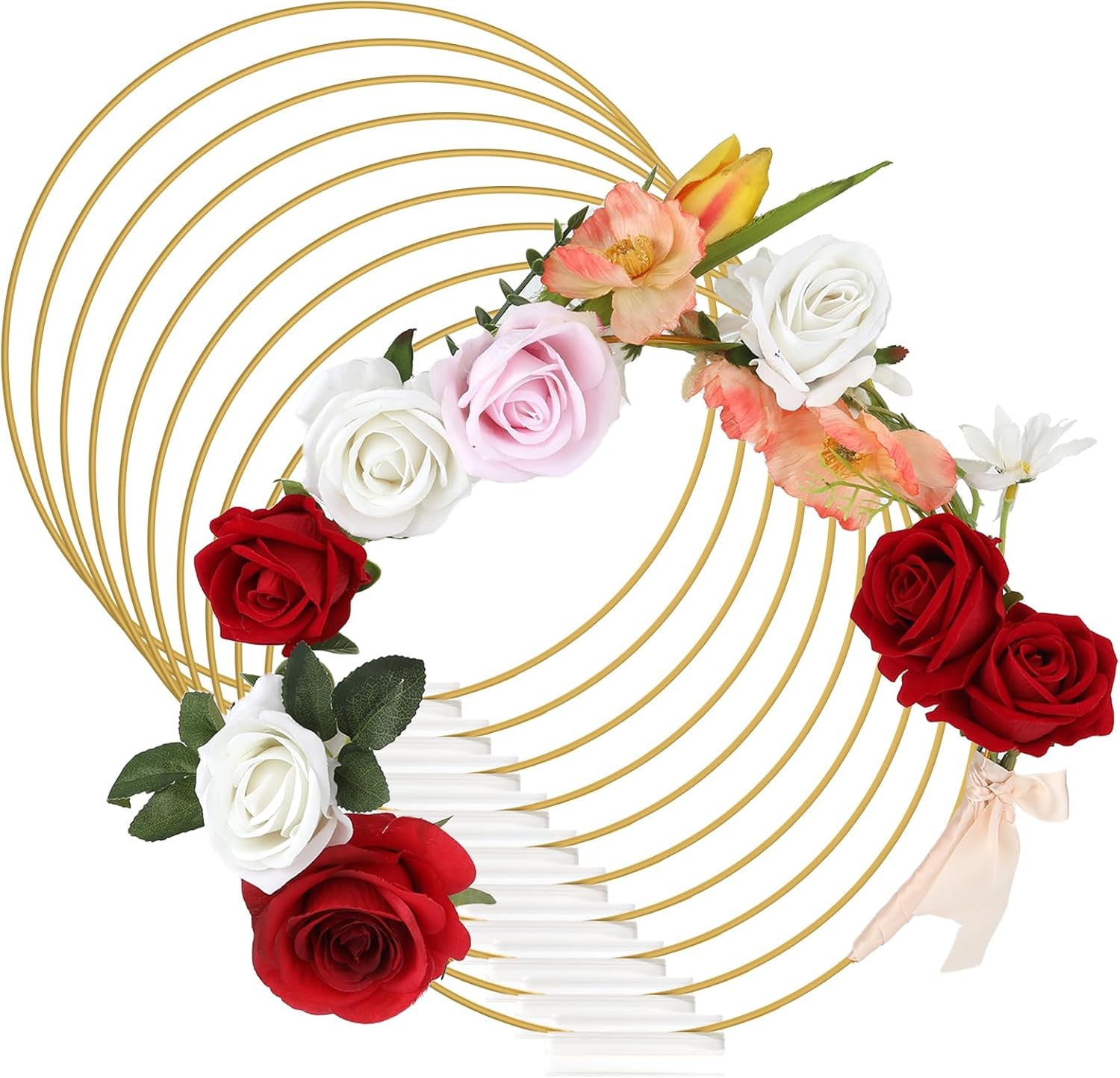 10pcs Metal Floral Hoops, 12 Inch Metal Floral Hoop