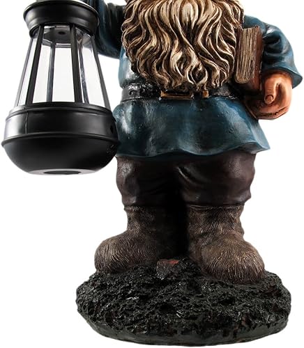 Miniatura 5 de Estatua de linterna de gnomo de jardín de World Of Wonders