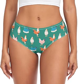 Women's Underwear Chickens Classic Briefs Bikini Soft Breathable Ladies Panties