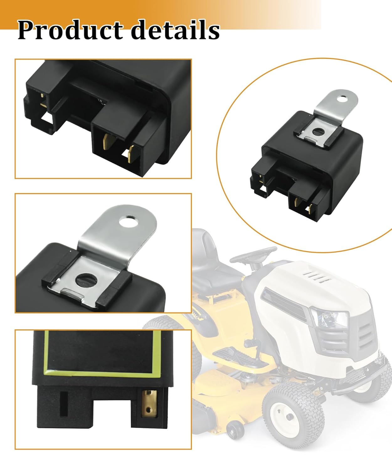 36860-42011 Glow Plug Relay Hyundai H1 H100 Starex,Compatible with Montana Mahindra Cub-Cadet Tractors Caterpillar Farmtrac LS LG,Replace TRG750 40007069 Q1800011 LG1379