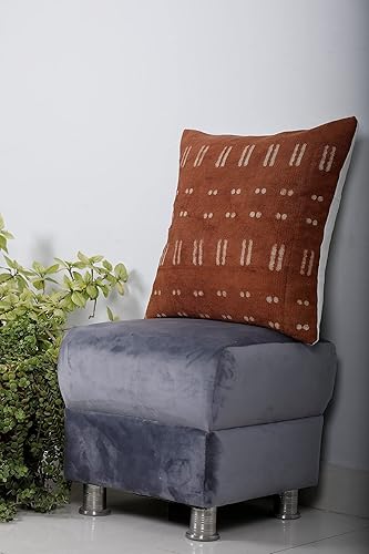 Miniatura 3 de Trade Star Funda de cojín estampada a mano con bloque de mano, auténtica funda de cojín decorativa 100% algodón, funda de cojín cuadrada para