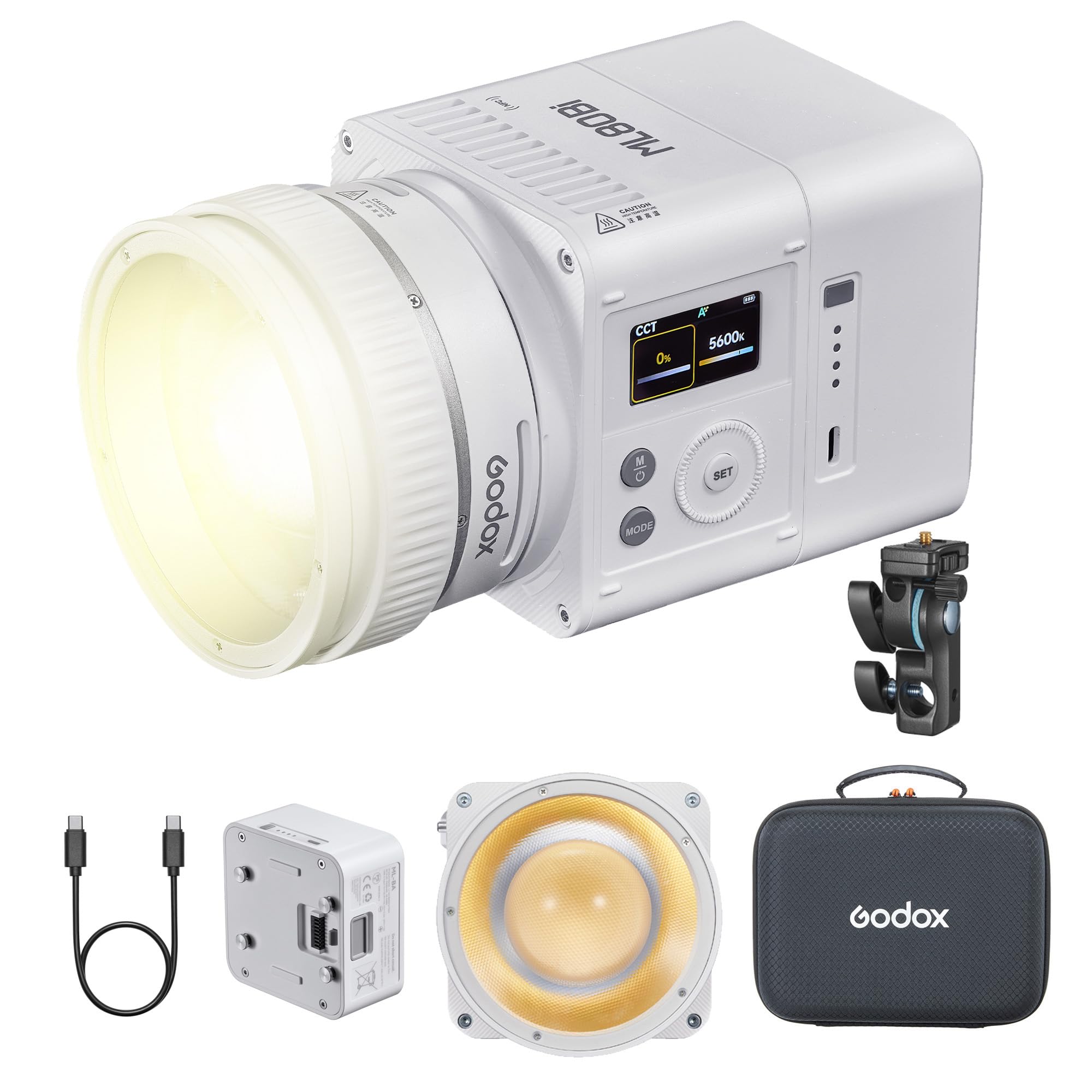 GODOX ML80Bi LED Video Light with key features highlighted