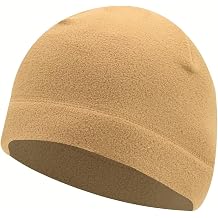 Unisex Sports Fleece Skullies &amp; Beanies, Warm &amp; Windproof Winter Hat for Outdoor Activities, Cycling, Skiing, Running