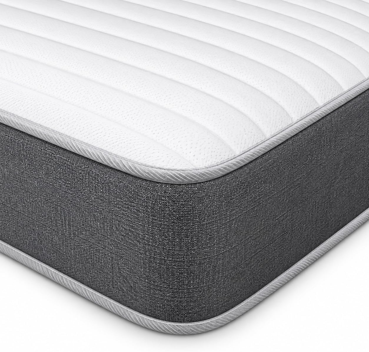 Starlight Beds Linear Grey Double Mattress, 4ft6 x 6ft3